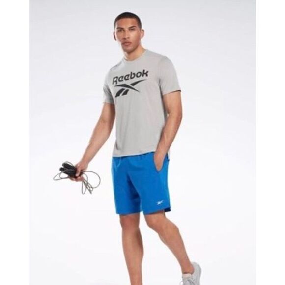 REEBOK - NWT - M Sz Medium Speedwick Active Shorts in Victor Blue. POCKETS! - Picture 2 of 16